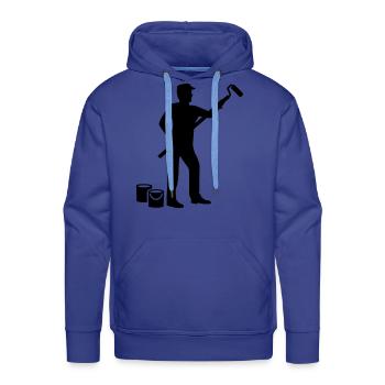 Painter - Men's Premium Hoodie - royal blue - Front - Liam (192cm)