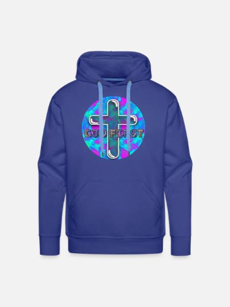 GOT FIRST [1] - Men's Premium Hoodie - royal blue