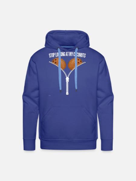 Looking Coconuts Summer Coconut - Men's Premium Hoodie - royal blue