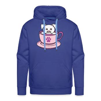 All I Need Is Coffee And Dogs - Men's Premium Hoodie - royal blue - Front - Liam (192cm)