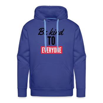 1659899507390 - Men's Premium Hoodie - royal blue - Front - Liam (192cm)