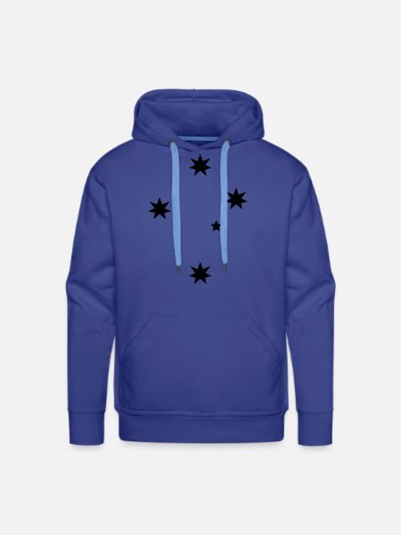 southern cross - Men's Premium Hoodie - royal blue