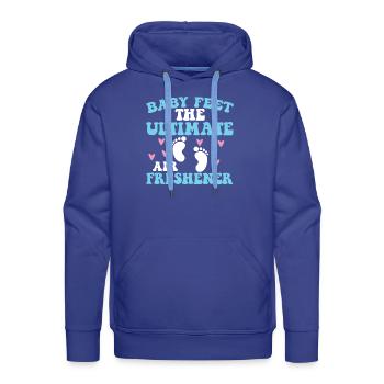 Baby Feet the Ultimate Air Freshener - Men's Premium Hoodie - royal blue - Front - Liam (192cm)