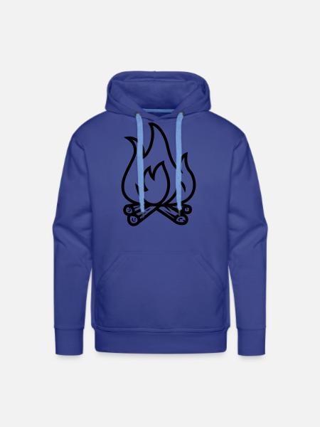 bonfire - Men's Premium Hoodie - royal blue
