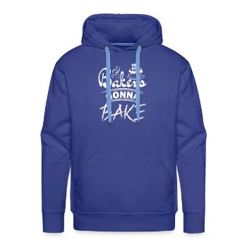 Baker 6 - Men's Premium Hoodie - royal blue - Front - Liam (192cm)