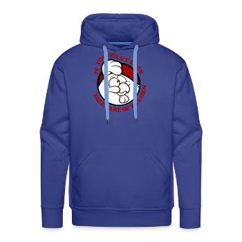 Take care of the hen 2 - Men's Premium Hoodie - royal blue - Front - Liam (192cm)
