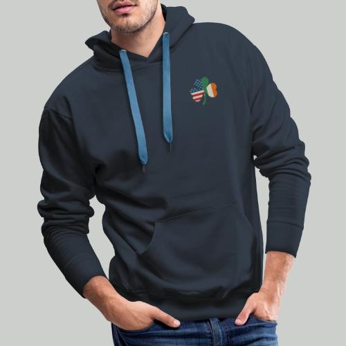 American Blood - Irish Heart - Men's Premium Hoodie
