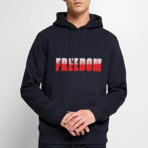 Freedom Typography Design - Men's Premium Hoodie