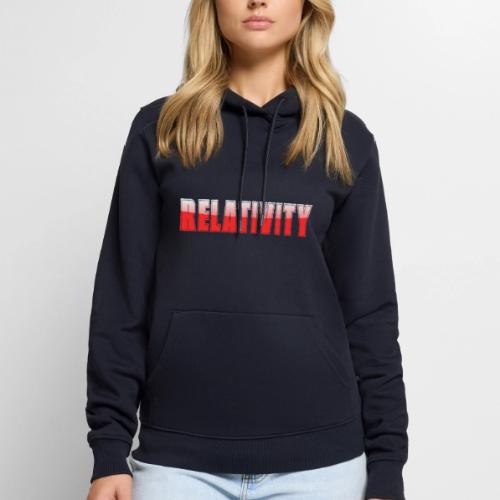 Relativity Science Typography Design - Men's Premium Hoodie