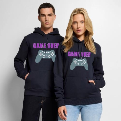 Game Over Gamer Controller Design - Men's Premium Hoodie