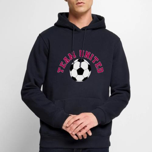 Team United Soccer Ball Sports Design - Men's Premium Hoodie