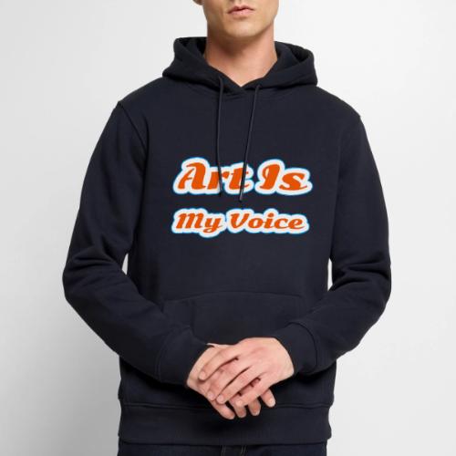 Art Is My Voice — Express Yourself Script - Men's Premium Hoodie