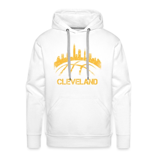 Cleveland Basketball Skyline - Men's Premium Hoodie