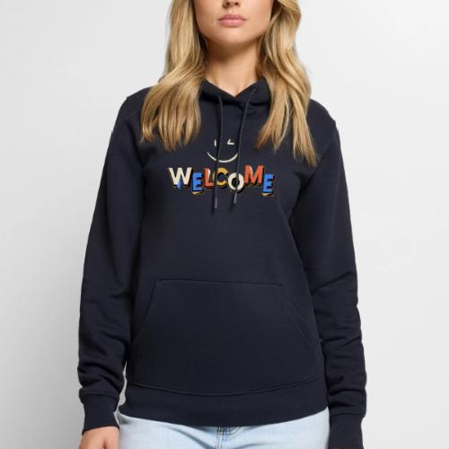 Smile and welcome design - Men's Premium Hoodie