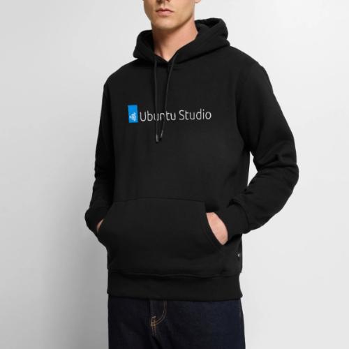 Ubuntu Studio Logo 2022 - White - Men's Premium Hoodie