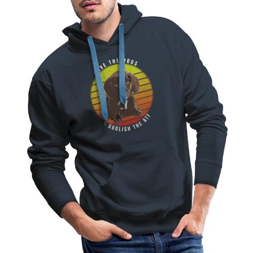 Save the Dogs Abolish the ATF - Men's Premium Hoodie