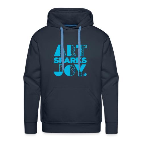 Art Sparks Joy (AOEU Blue) - Men's Premium Hoodie