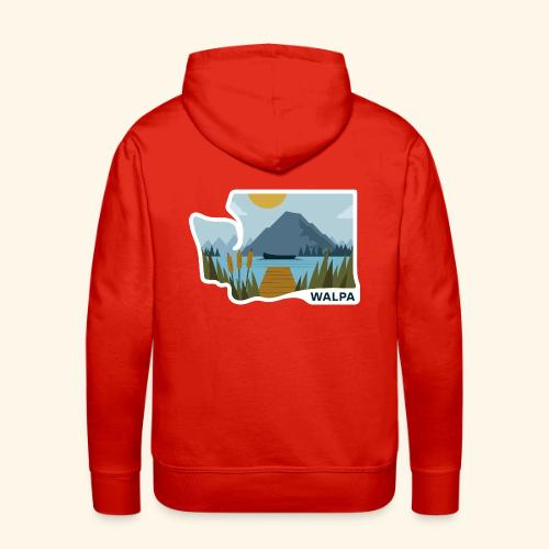 WALPA State Sticker - Men's Premium Hoodie