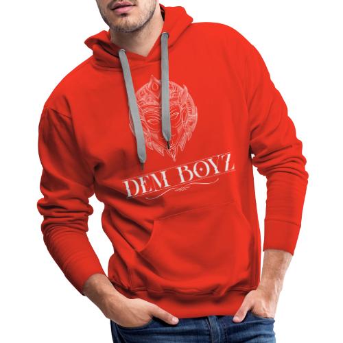 DemBoyz Full Logo (White Edition) - Men's Premium Hoodie