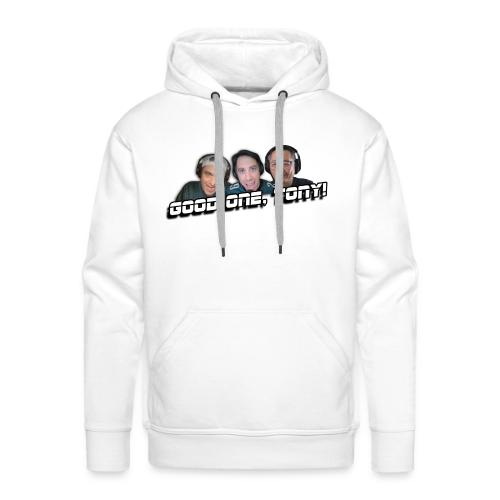 GOOD ONE, TONY! (with Fusco Show back) - Men's Premium Hoodie