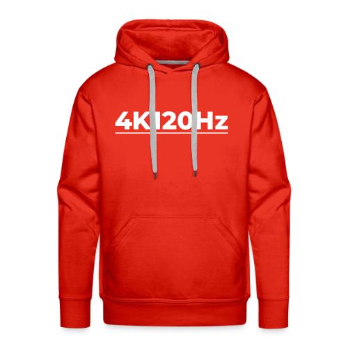 White 4K120Hz Collection - Men's Premium Hoodie