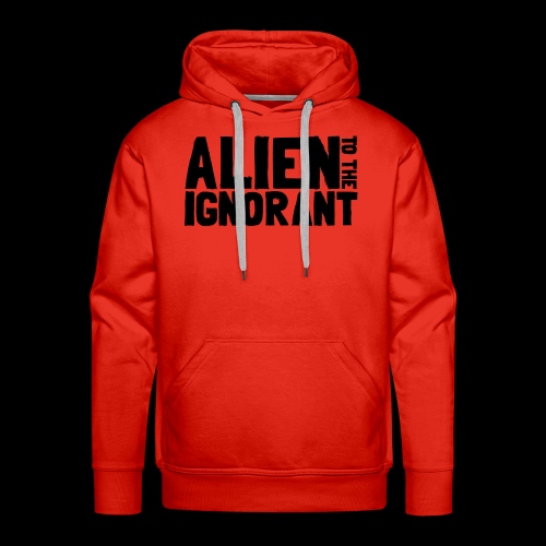 Alien to the Ignorant Logo - Men's Premium Hoodie