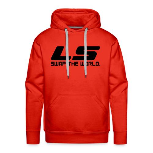LS Swap The WORLD (Back and Front) - Men's Premium Hoodie