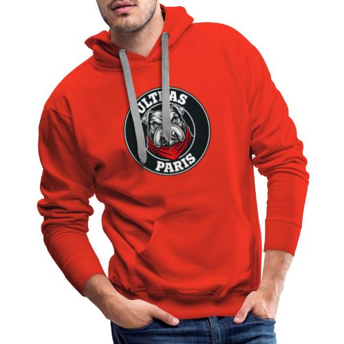 Ultras Paris Bulldog Football Fan Graphic - Men's Premium Hoodie
