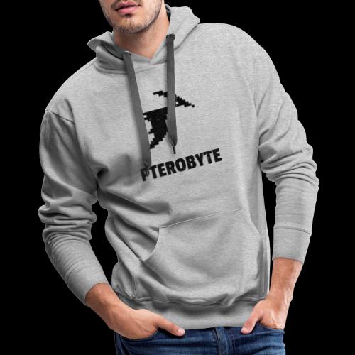Pterobyte | Epic Digital Dinosaur - Men's Premium Hoodie