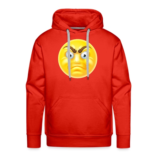 Angry Emoticon - Men's Premium Hoodie