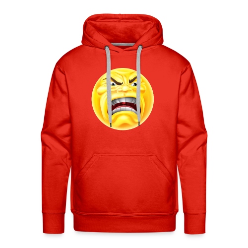 Very Angry Emoticon - Men's Premium Hoodie