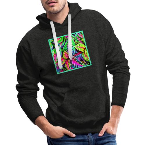 Vibrant Nature ChicLeaf Pattern - Men's Premium Hoodie