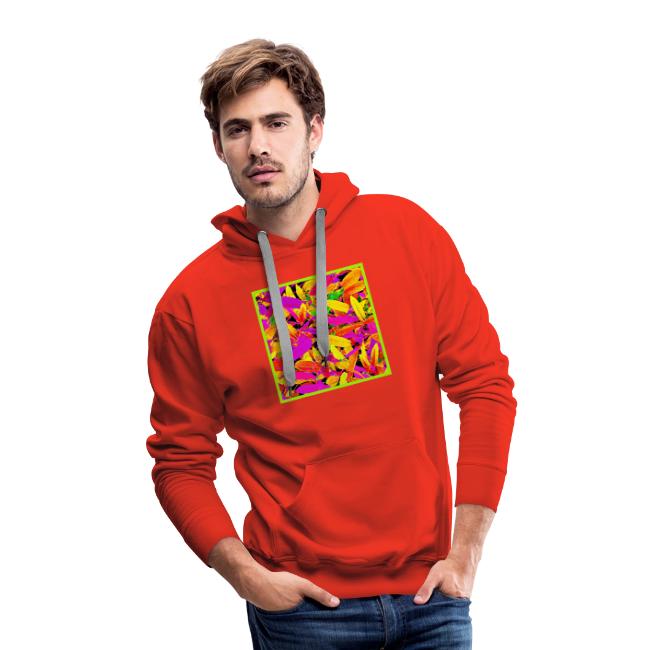 Vibrant NeonLeaf Elegance Pattern