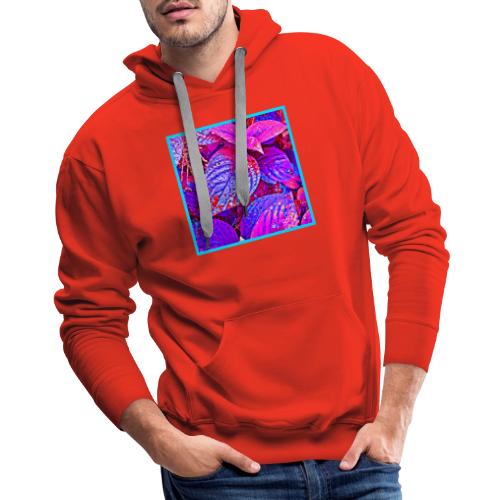Luminous Leaves Elegance - Men's Premium Hoodie