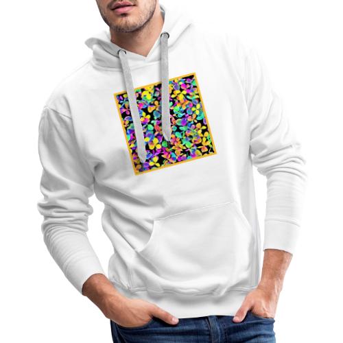 Stylish Foliage Leafy Elegance - Men's Premium Hoodie