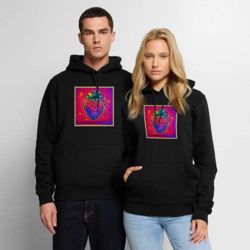 Neon Strawberry Pop - Men's Premium Hoodie