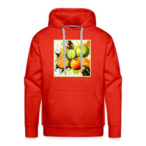 Apple and Citrus Burst - Men's Premium Hoodie