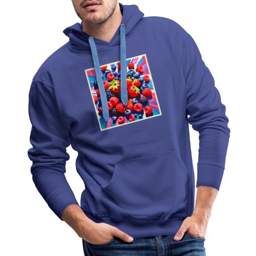 Berrylicious Burst Delight - Men's Premium Hoodie