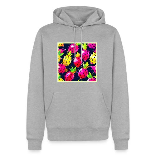 Tropical Dragon Fruit Fiesta - Men's Premium Hoodie