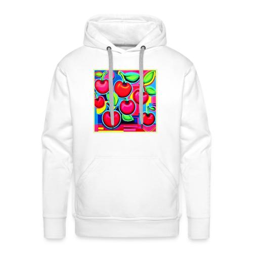 Pop Art Cherry Burst - Men's Premium Hoodie