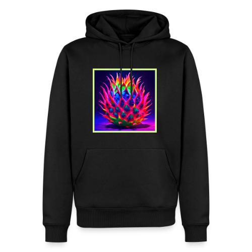 Electric Neon Dragon Fruit - Men's Premium Hoodie