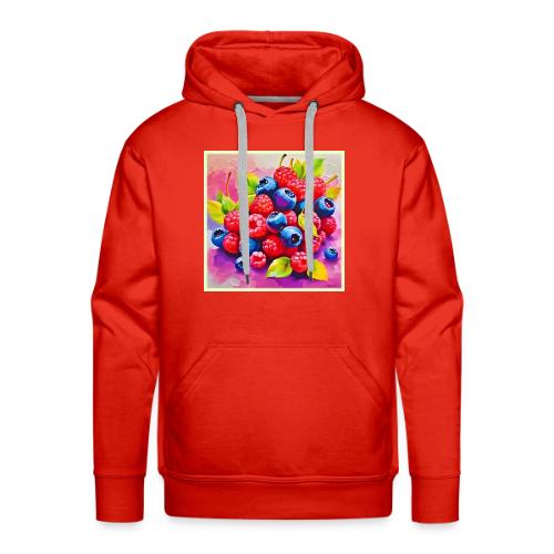 Colorful Berry Feast - Men's Premium Hoodie