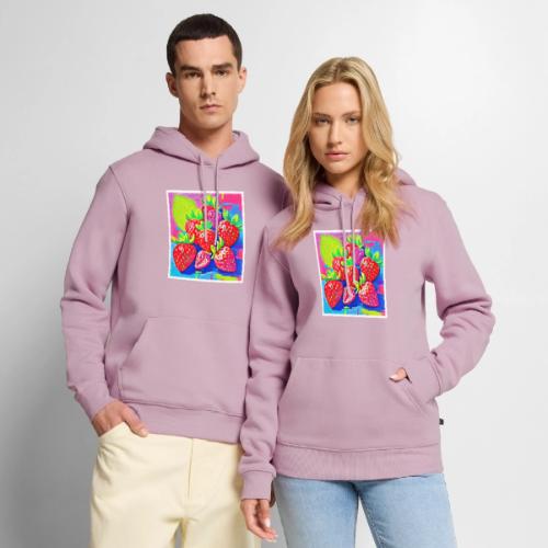 Pop Art Strawberries - Men's Premium Hoodie