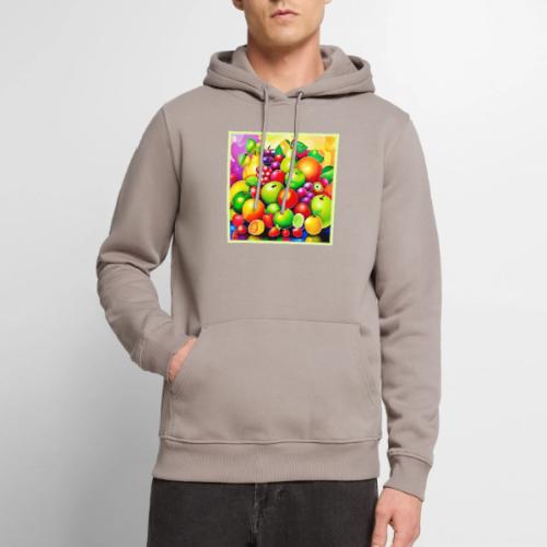 Vibrant Fruit Medley Art - Men's Premium Hoodie