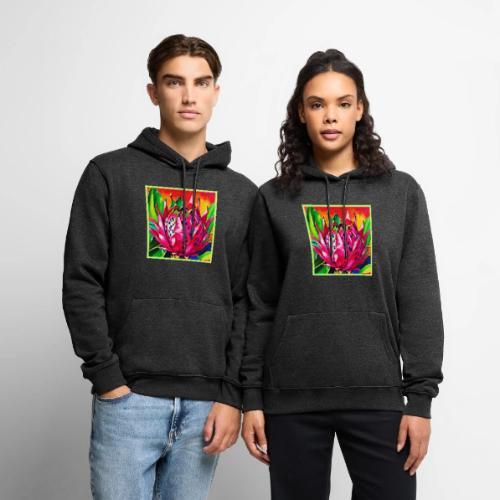 Exotic Dragon Fruit Bloom - Men's Premium Hoodie