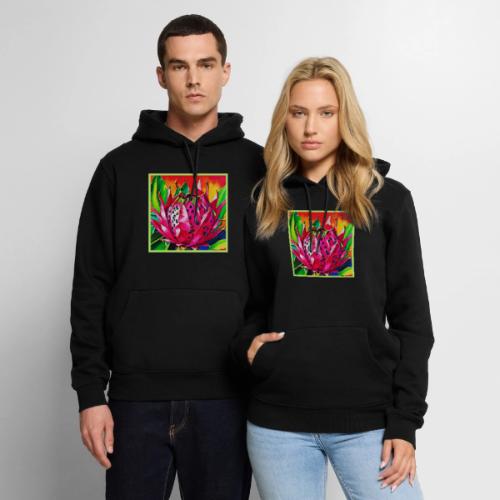 Exotic Dragon Fruit Bloom - Men's Premium Hoodie