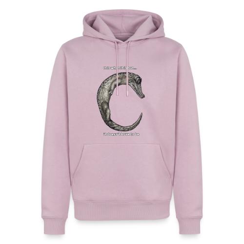 croc with text - Men's Premium Hoodie