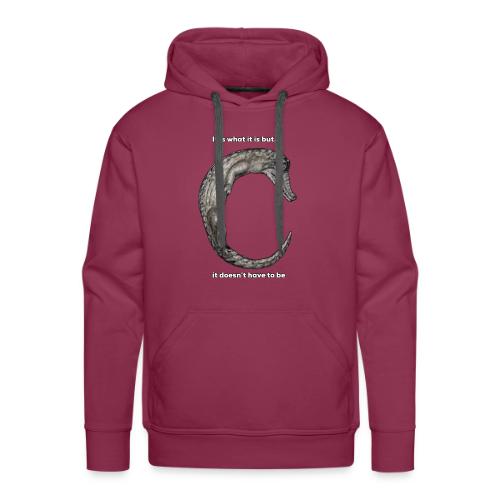 croc with text - Men's Premium Hoodie