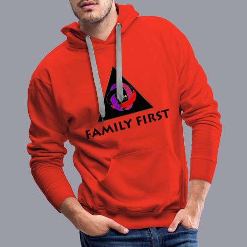 JALEJA FAMILY FIRST (BLACK PRINT) - Men's Premium Hoodie