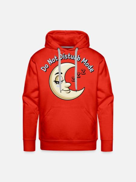 Do Not Disturb Mode - Men's Premium Hoodie - red